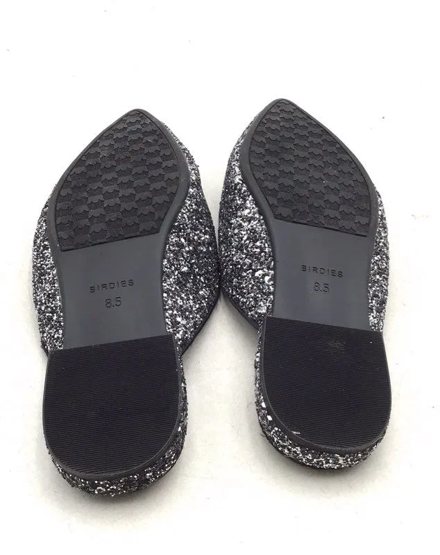 Birdies Women's Black Mule Flats - Size 8.5
