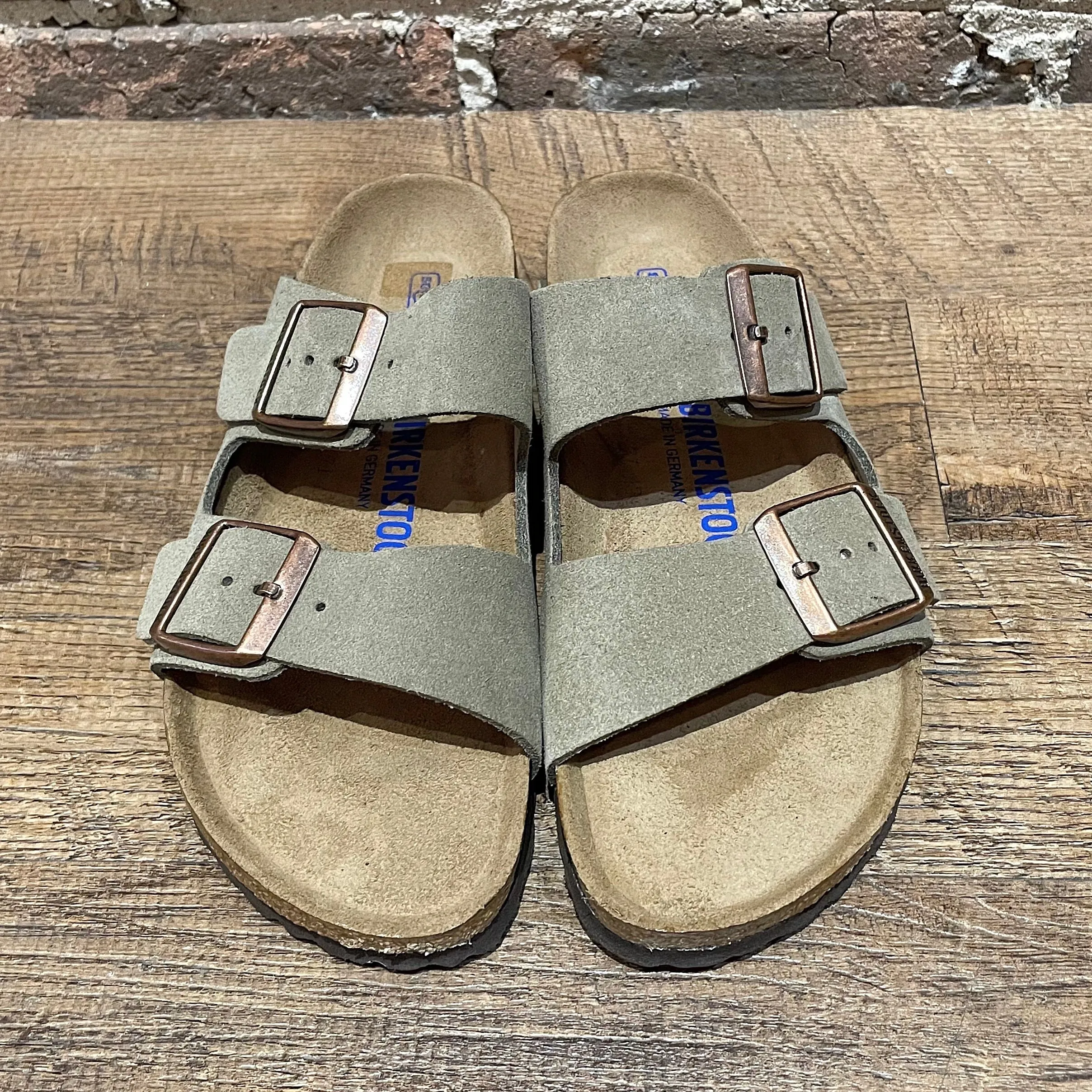 Birkenstock Arizona Taupe Suede - Narrow Width