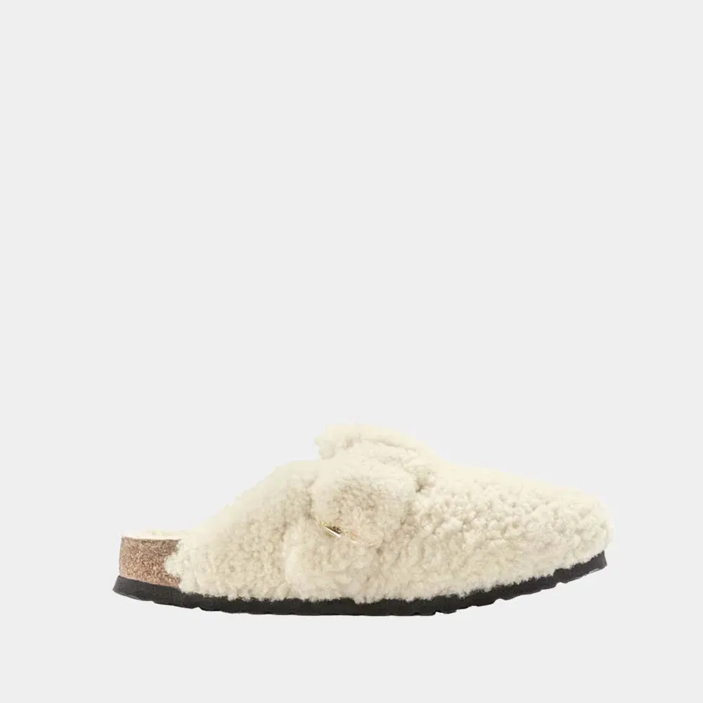 BIRKENSTOCK- BOSTON BIG BUCKLE SHEARLING CLOG