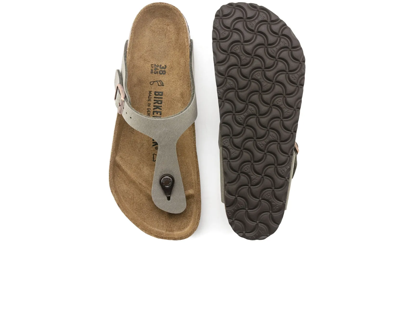 Birkenstock Gizeh Birko-Flor® 0043391 Standard - Stone