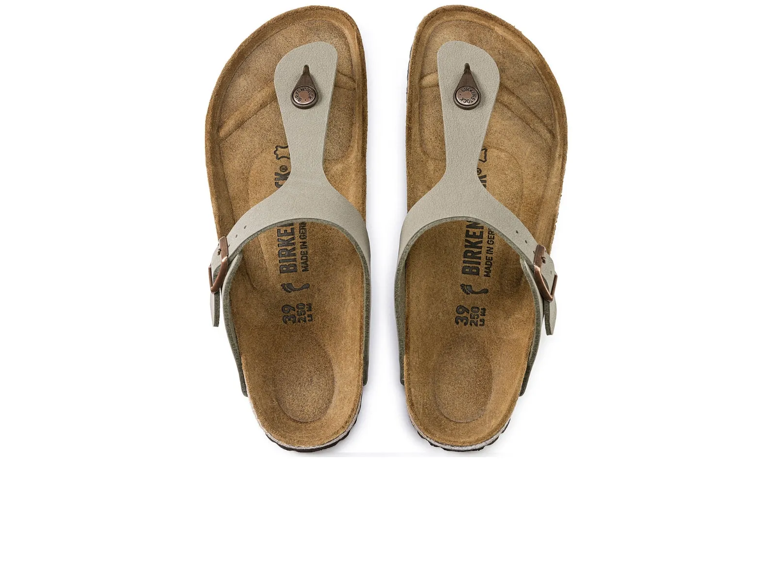 Birkenstock Gizeh Birko-Flor® 0043391 Standard - Stone