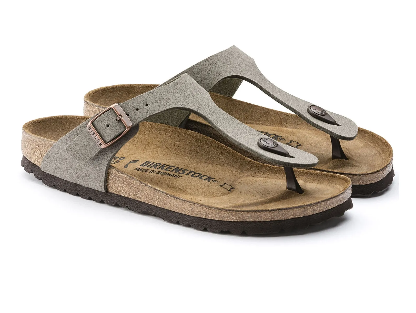 Birkenstock Gizeh Birko-Flor® 0043391 Standard - Stone
