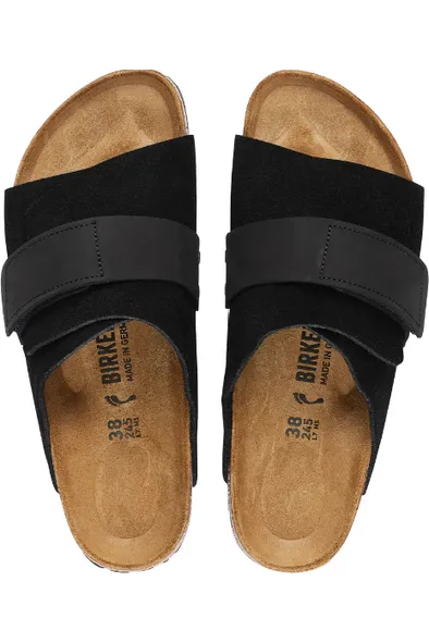 BIRKENSTOCK KYOTO BLACK SUEDE/NUBUCK LEATHER