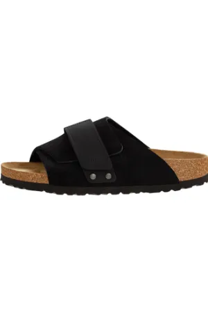 BIRKENSTOCK KYOTO BLACK SUEDE/NUBUCK LEATHER