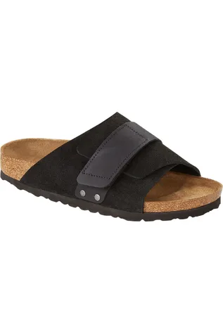 BIRKENSTOCK KYOTO BLACK SUEDE/NUBUCK LEATHER