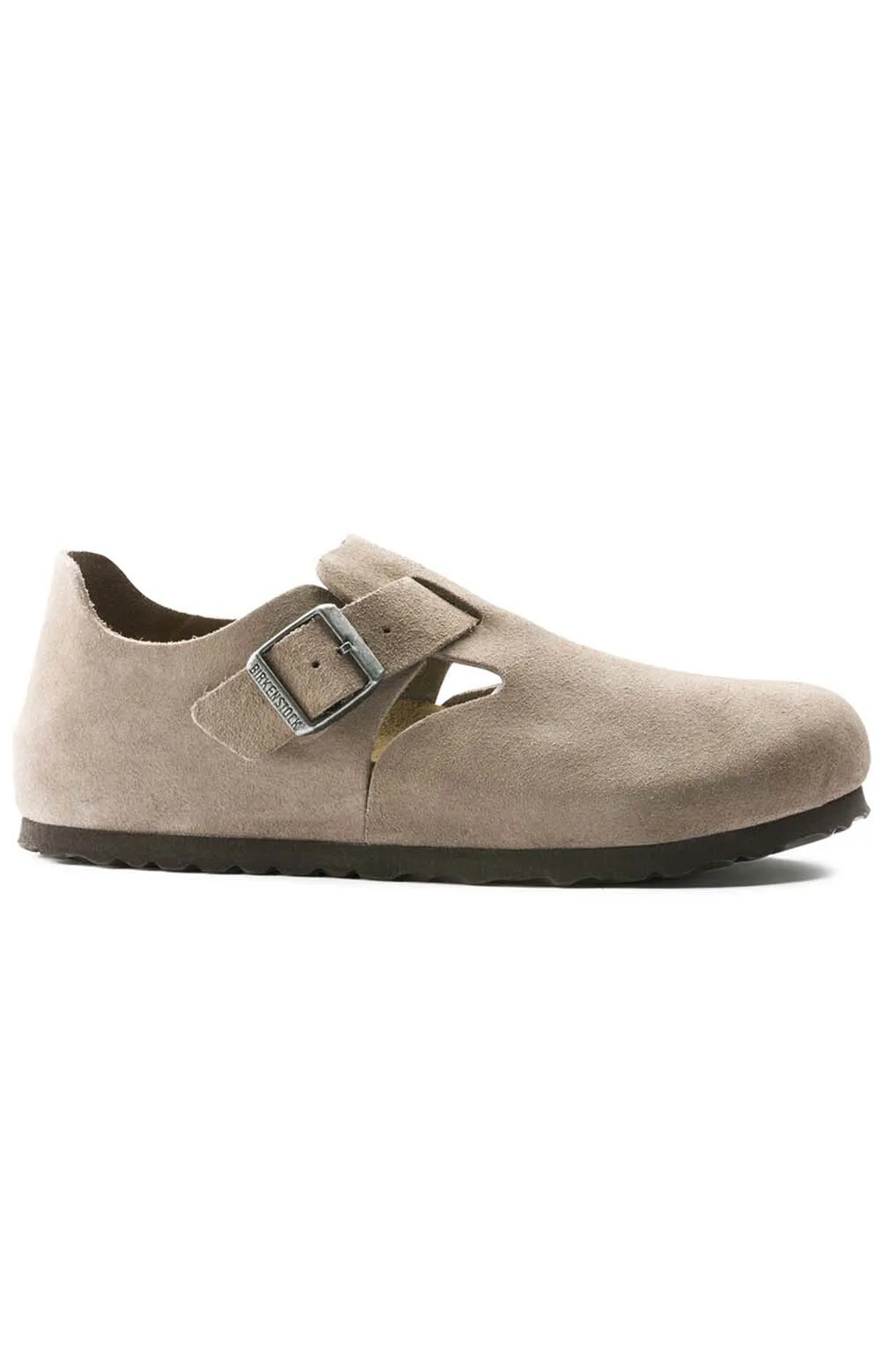 Birkenstock London Closed Toe Shoes Women’s Taupe Suede