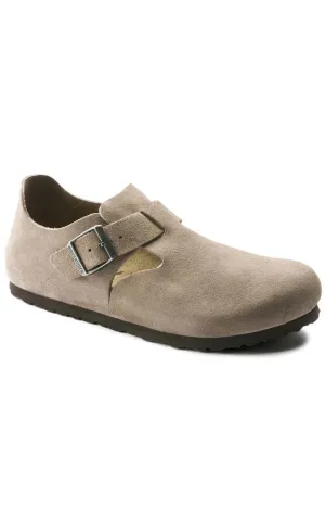 Birkenstock London Closed Toe Shoes Women’s Taupe Suede