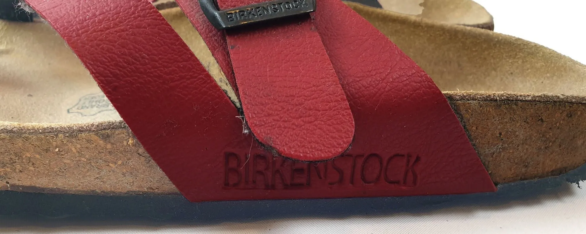 Birkenstock red sandals size 39