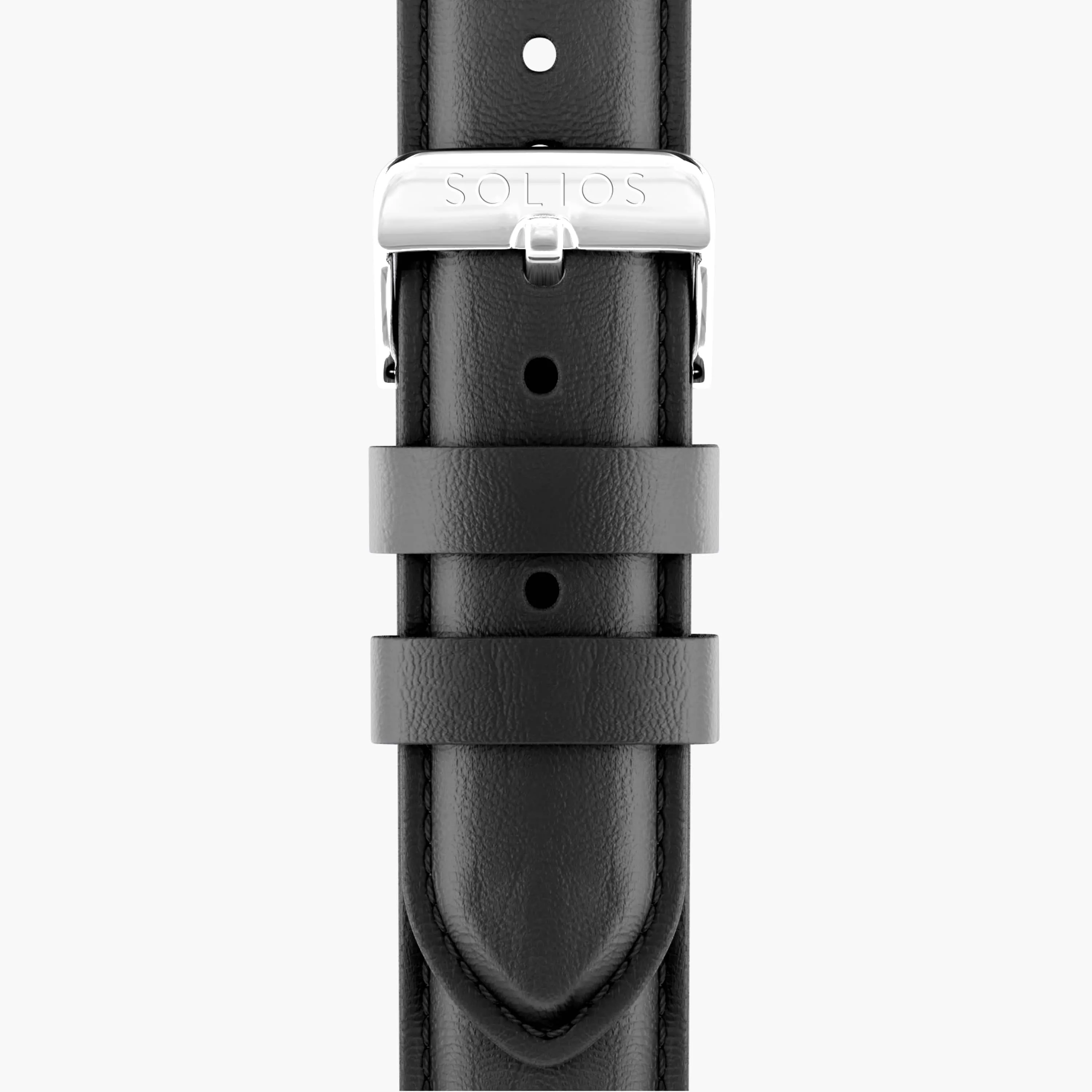 Black Eco Vegan Leather Strap