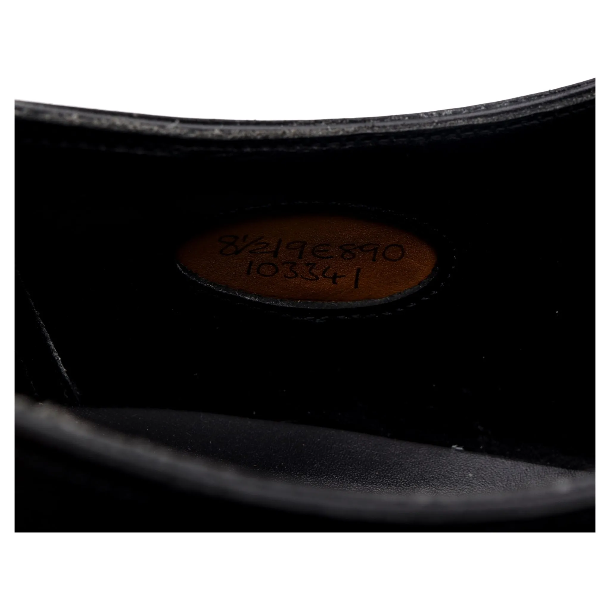 Black Leather Oxford UK 8.5 E