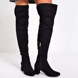 Black Over The Knee Boots