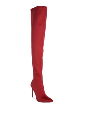 Blue Zone Planet |  Holly's Superstretch Stiletto Long Over the Knee Boot