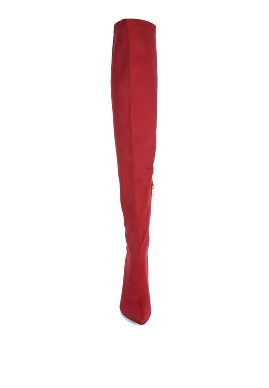 Blue Zone Planet |  Holly's Superstretch Stiletto Long Over the Knee Boot