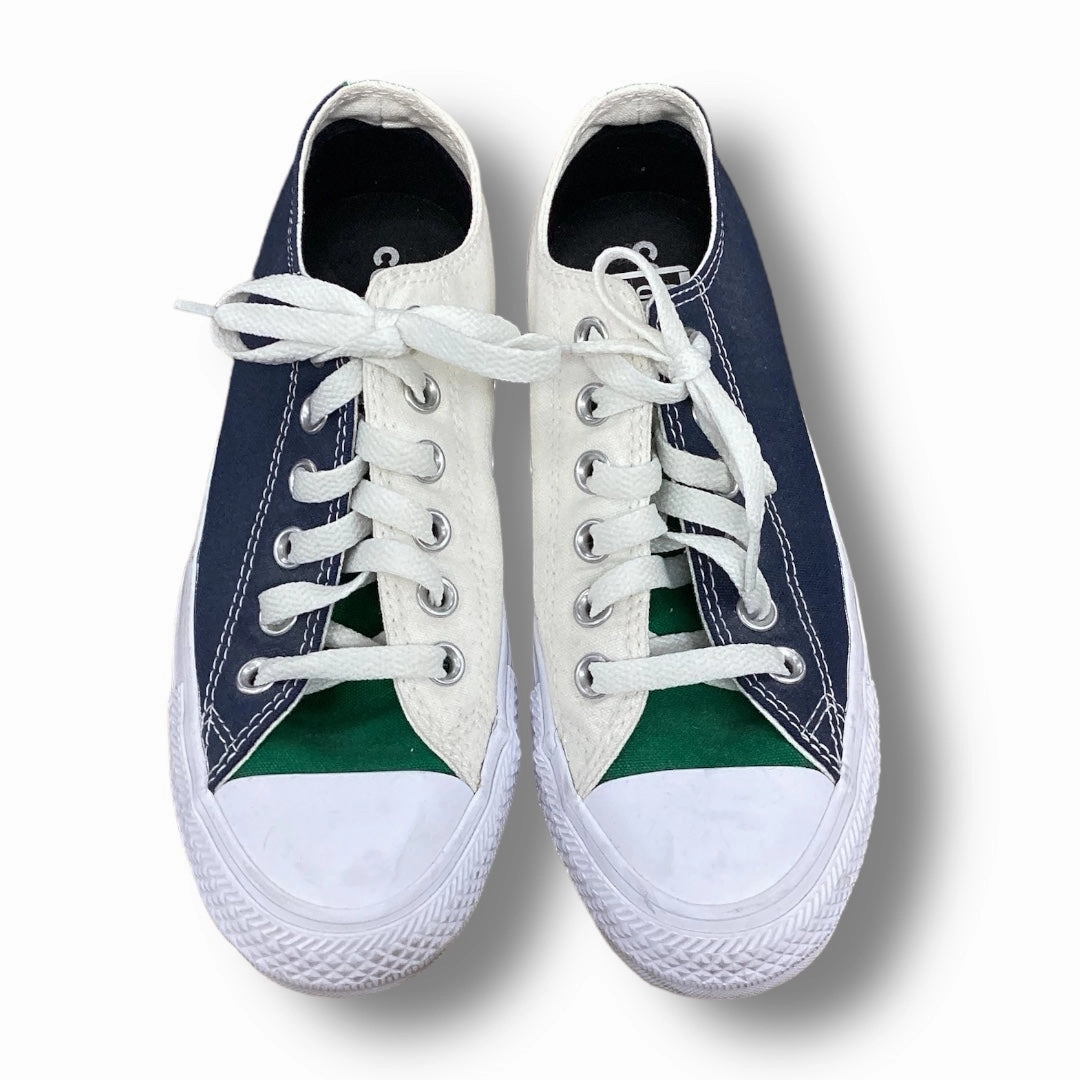 Blue & Green Shoes Sneakers Converse, Size 6.5 Seamless Inner Lining