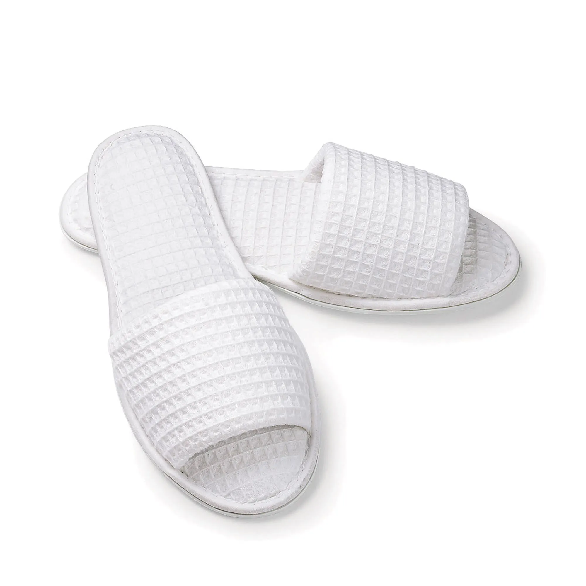 Boca Terry Waffle Weave Slippers