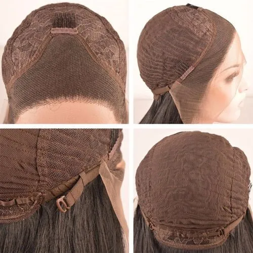 Body Wavy Lace Front Wig Soft Hair T Part Synthetic Headband Wig Black