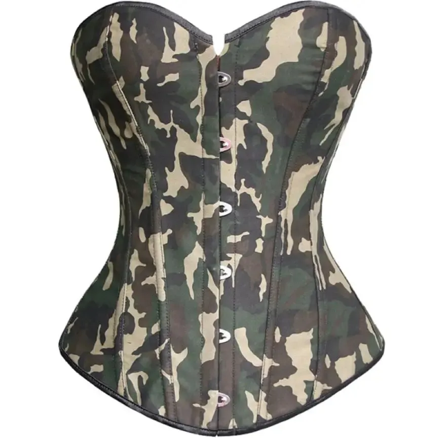 Bold Print Overbust Corset Top (Regular & Plus Sizes)