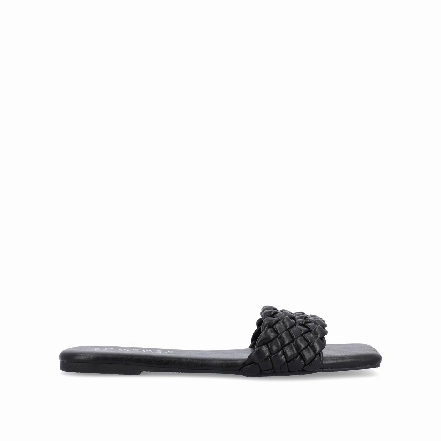 Breathable Walking SAWYERR VEGAN LEATHER SLIDE SANDALS IN WIDE