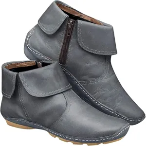 Boots For Women Ankle Booties Walking Cowgirl Boots Round Toe Western Cowboy Boot Fashion Casual Combat Short Booties