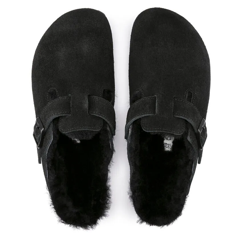 Boston Shearling Suede - Black
