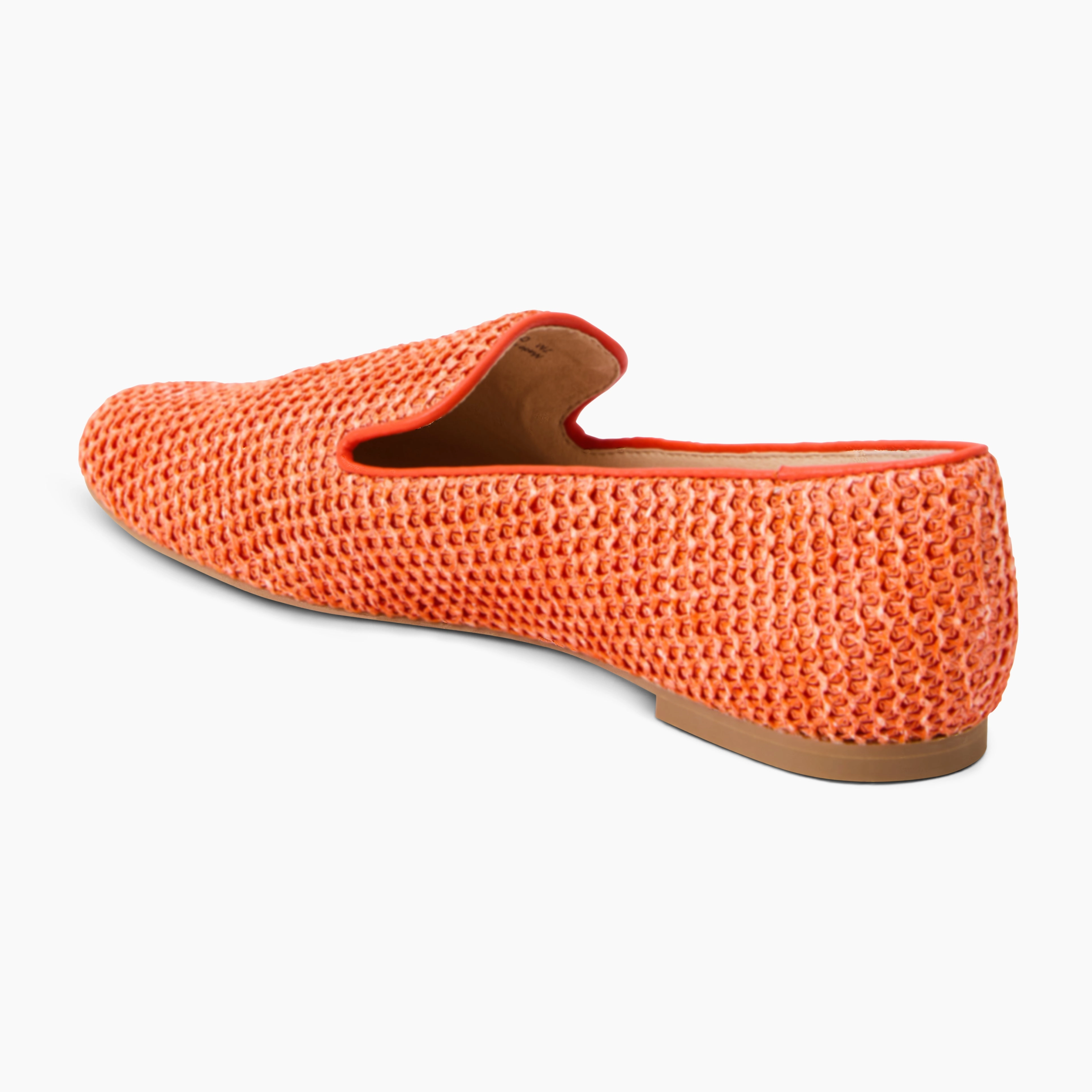 Padded collar Easy Footwear Bradley Raffia Loafer
