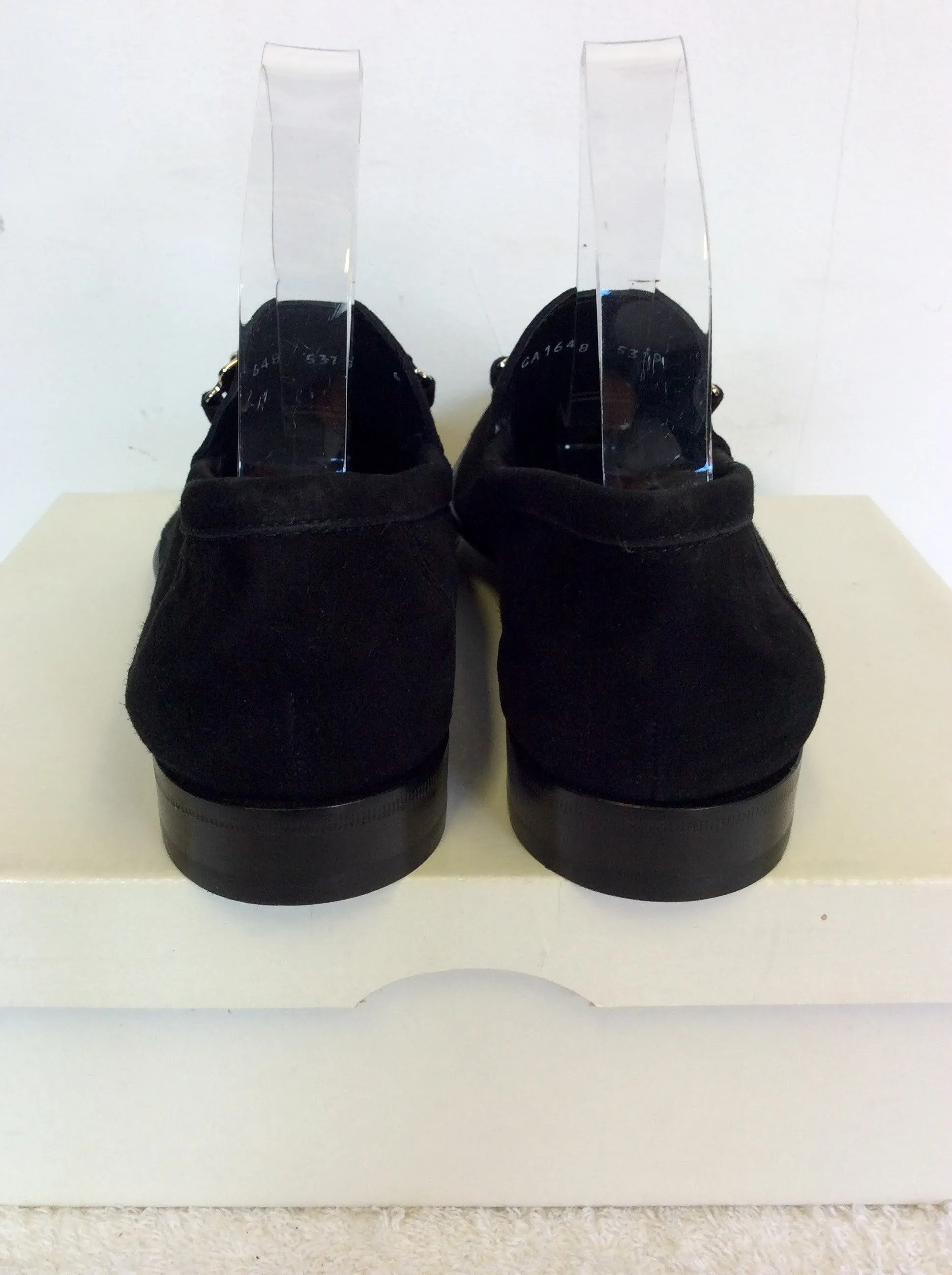 BRAND NEW DOLCE & GABBANA BLACK SUEDE SLIP ON SHOES SIZE 6/40