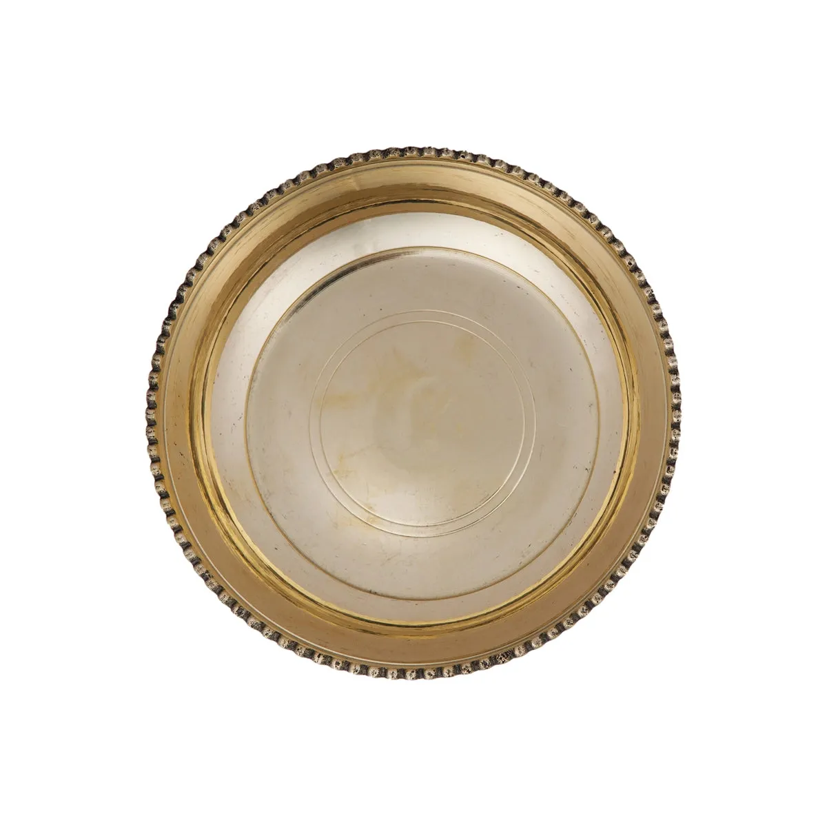 Brass Bowl With Stand - 1.75 x 4.25 Inches | Plain Design Brass Cup/ Pooja Cup for Home/ 160 Gms Approx
