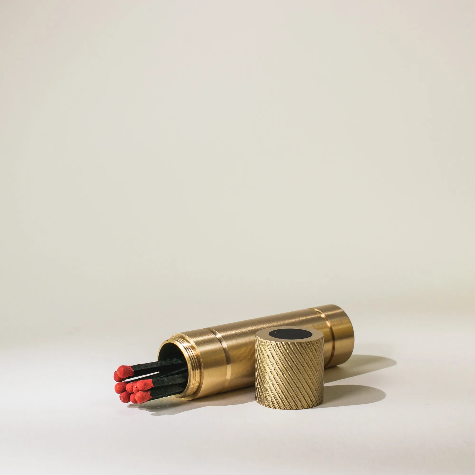 Brass Match Safe - Long