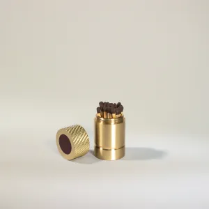 Brass Match Safe - Standard