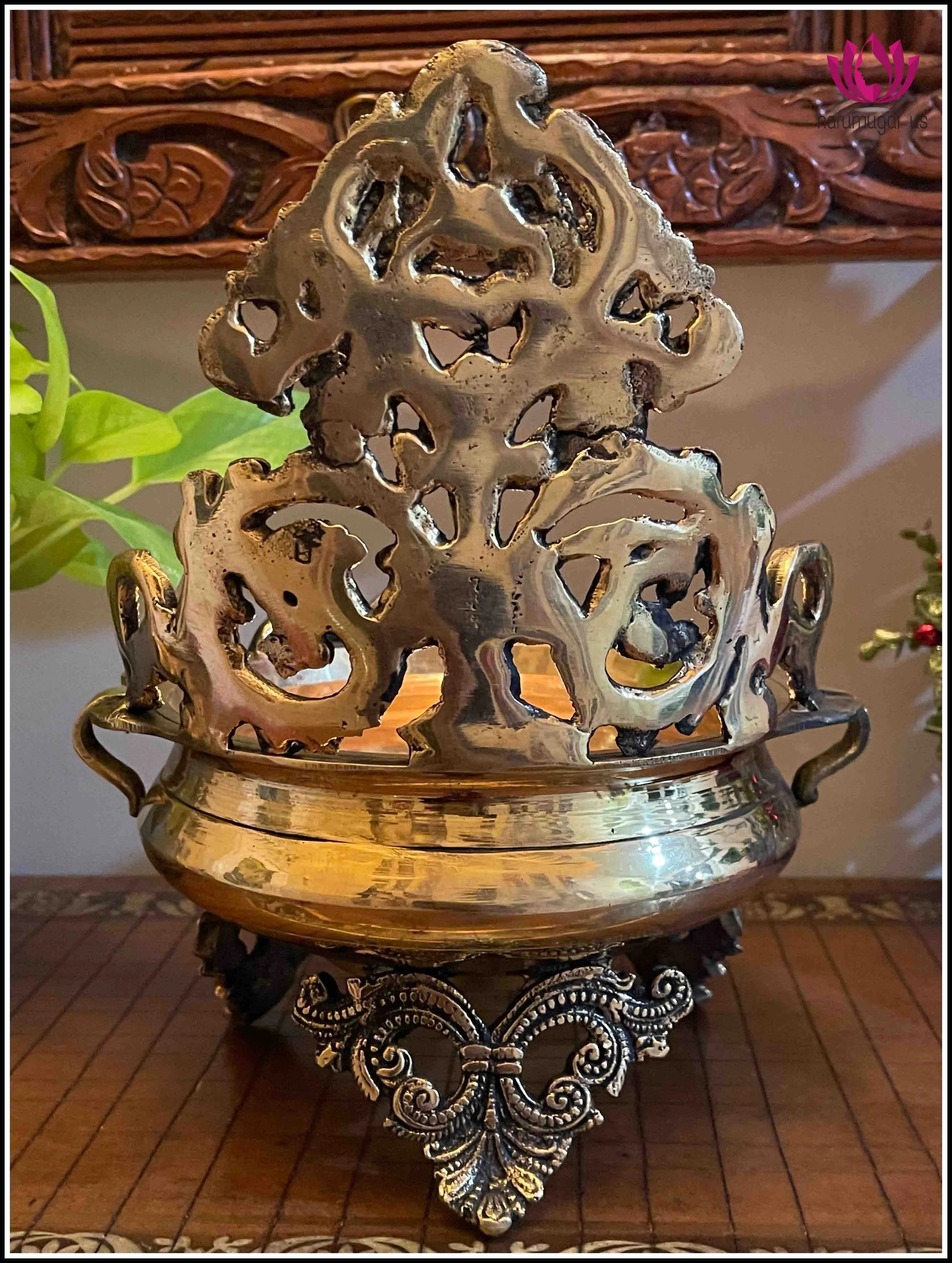Brass Urli in Diya type