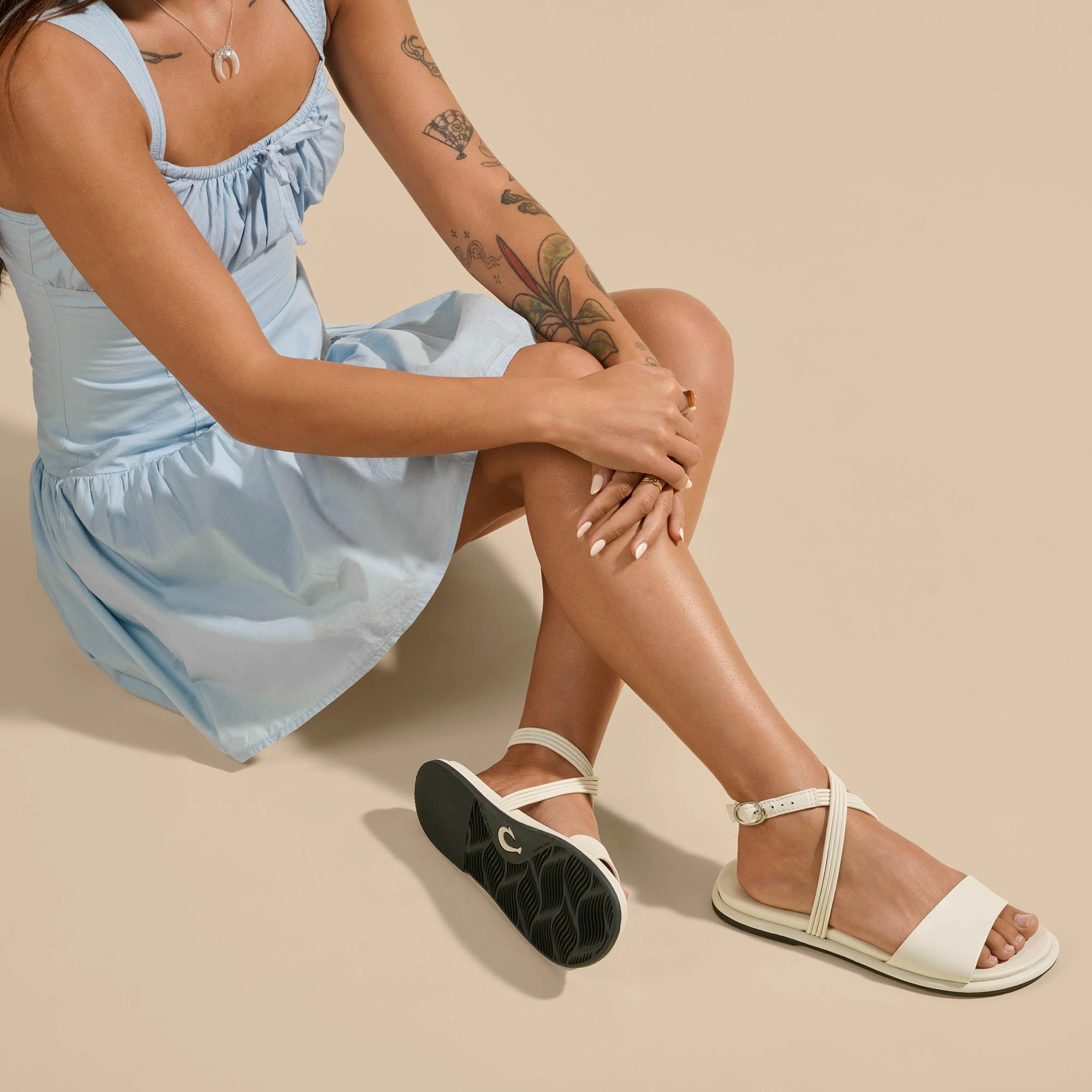 Breath Line Enhanced Ground Contact Surface Tiare Wrap - White Sand