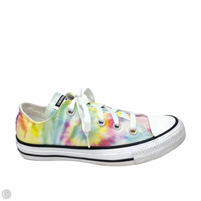 Shoes Sneakers By Converse In Tie Dye Print, Size: 6 Breathable fabric