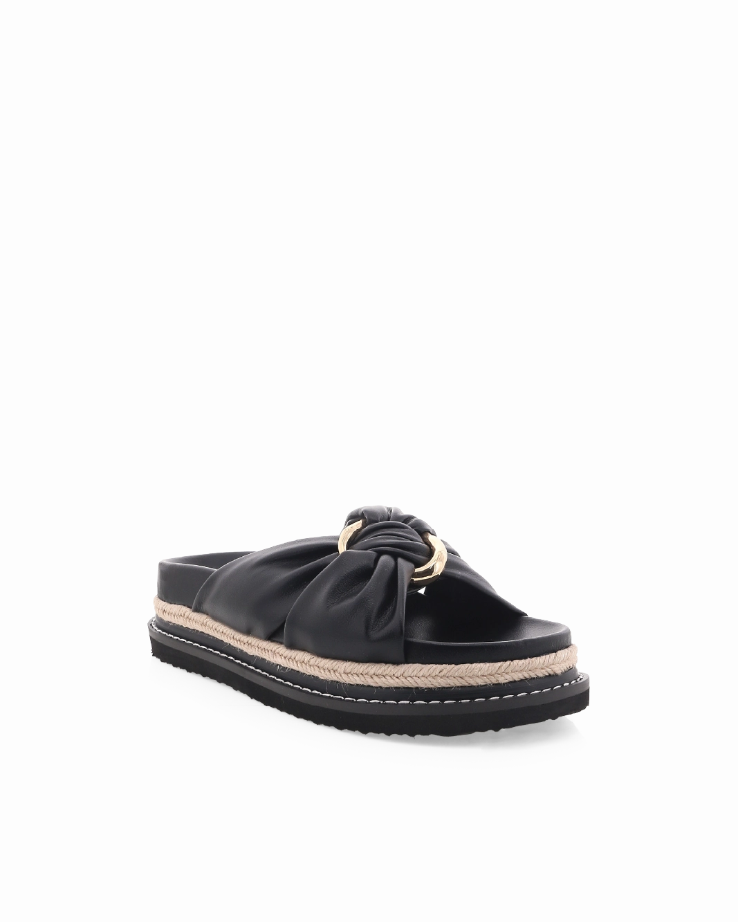 AMBROSE - BLACK Open Toe Footwear Breathable Walking Shoes