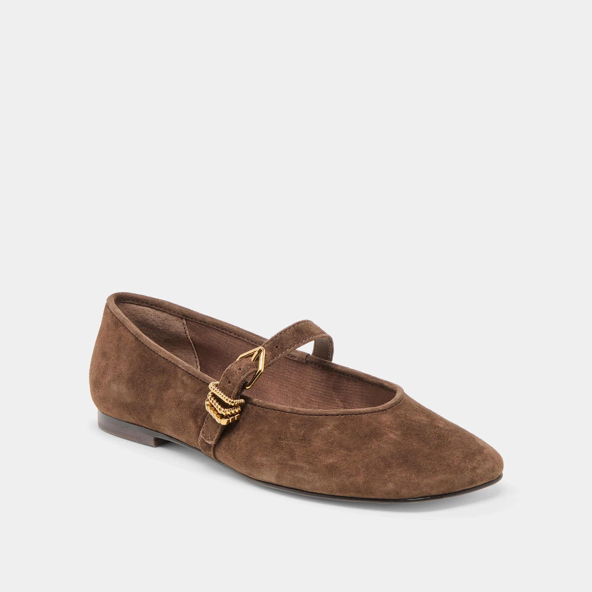 ALIZZA BALLET FLATS DK BROWN SUEDE Nature Mood Foot Health