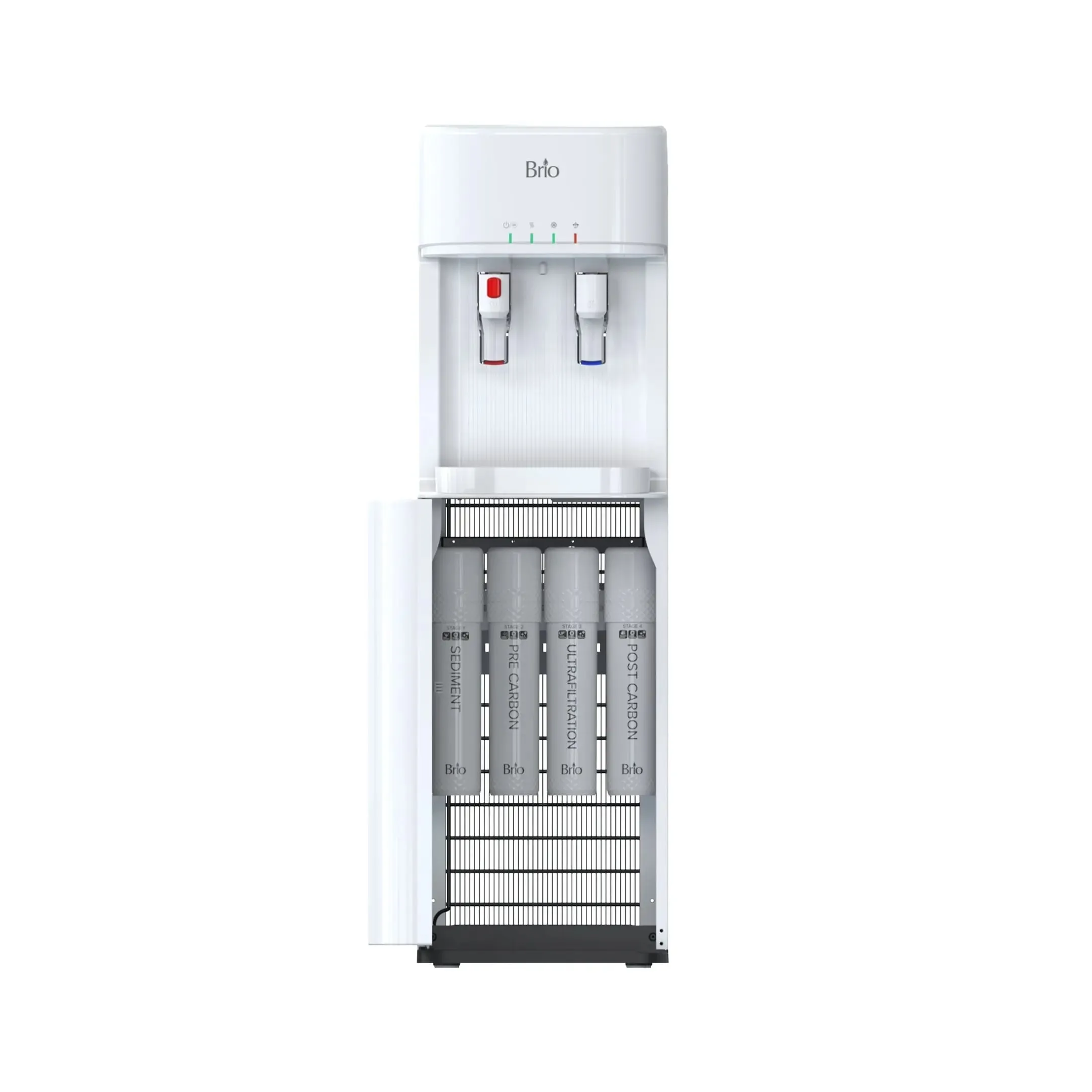 Brio Bottleless Water Dispenser with 4-Sage Ultra Filtration, Connects Direct to Water Line, Height 41In.