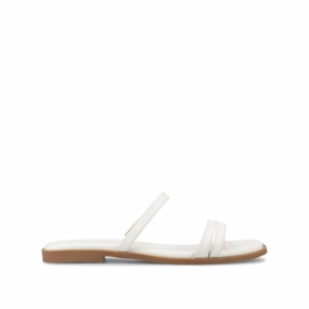 Light Gear BRISA SLIDE SANDALS IN VEGAN LEATHER
