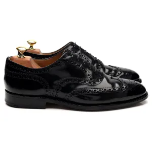 'Brisbane' Black Leather Oxford Brogues UK 8 F