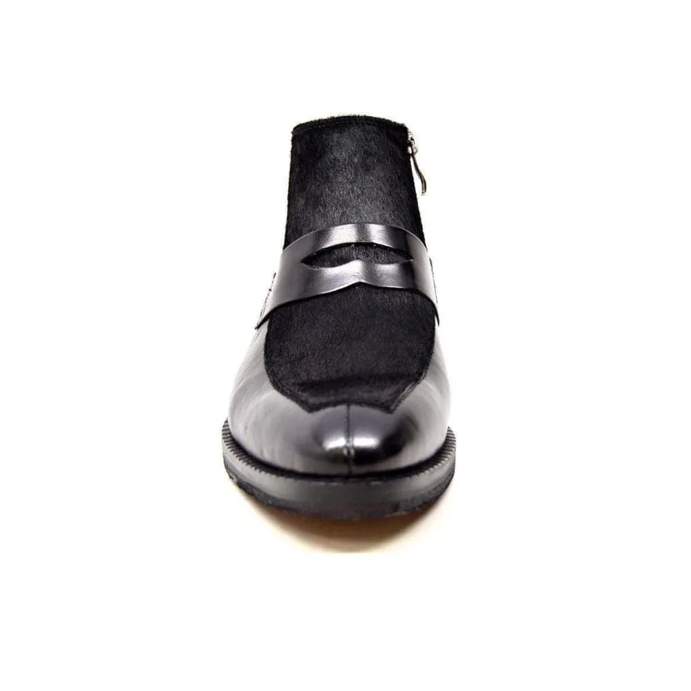 British Walkers Shick Men's Unique Leather and Pony Skin Boots