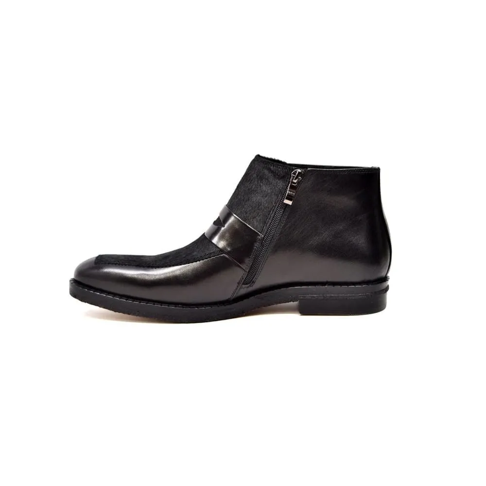 British Walkers Shick Men's Unique Leather and Pony Skin Boots