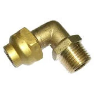 BSPT male flare plus nut 3/8" x 3/8"