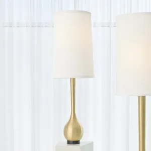 Bulb Vase Table Lamp - Brushed Antique Brass