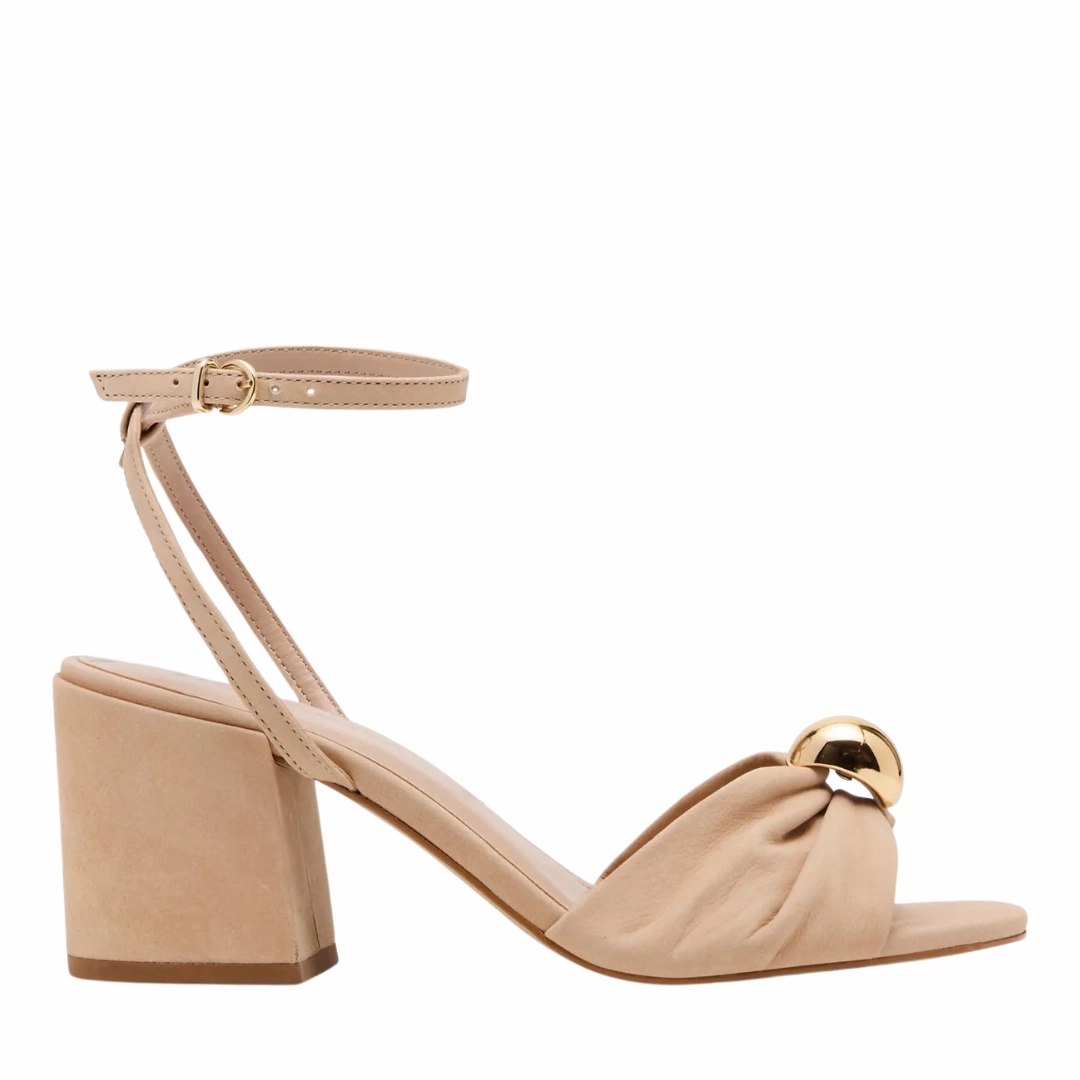 Caden in Sand Stacked Heel Technology Budget - friendly