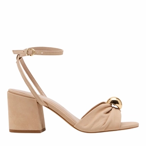 Caden in Sand Stacked Heel Technology Budget - friendly