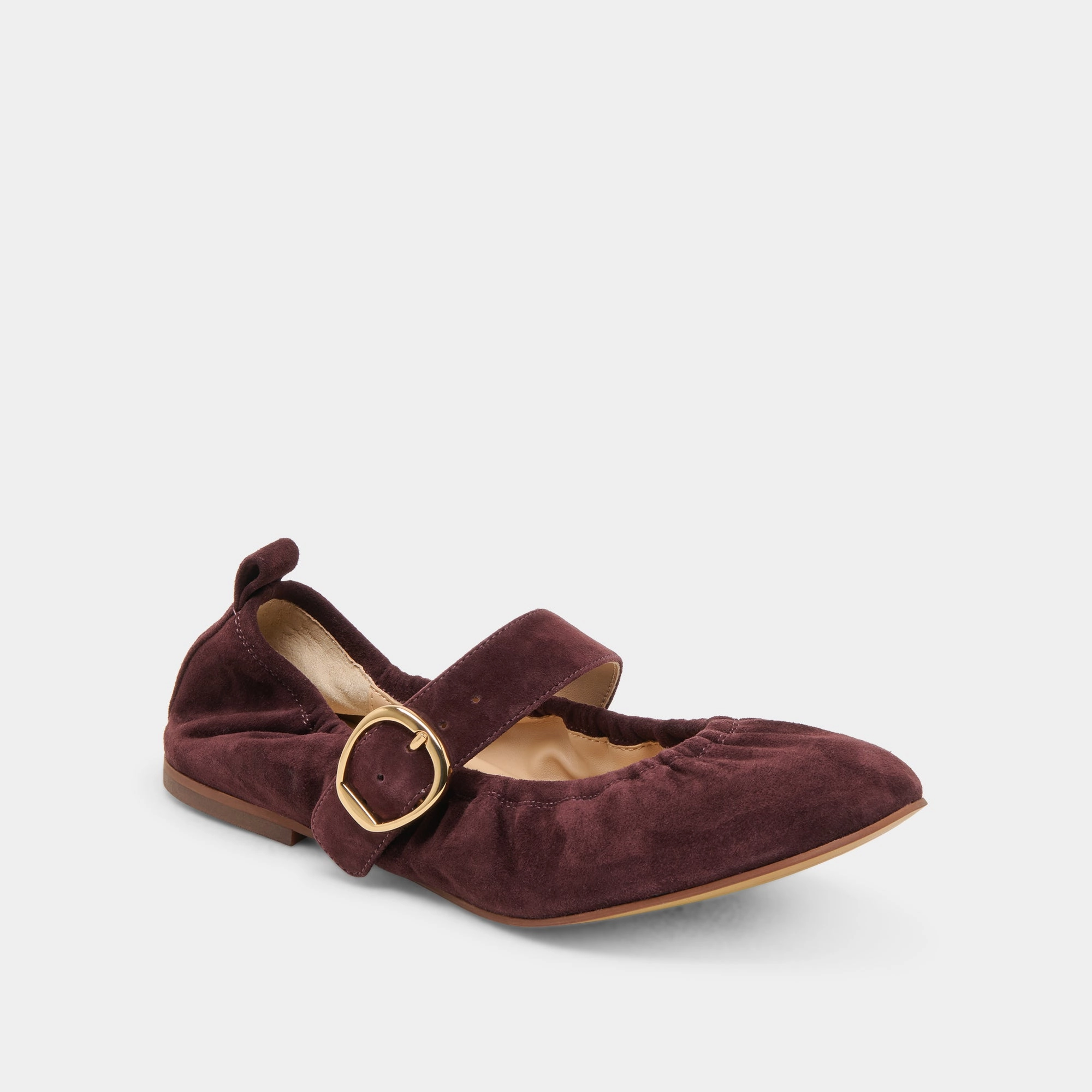 CAELY BALLET FLATS MULBERRY SUEDE Everyday Essential Shoes