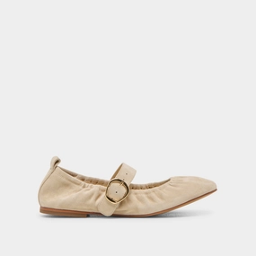 CAELY BALLET FLATS SESAME SUEDE Cloud Soft Buy Glow