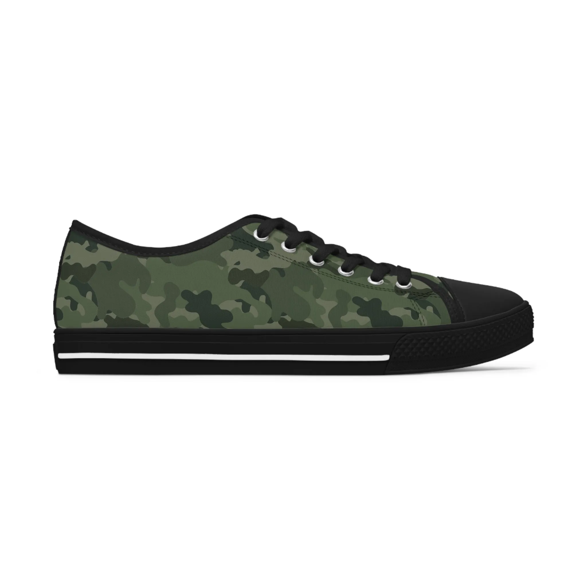 Camo no 6  Women's Low Top Sneakers