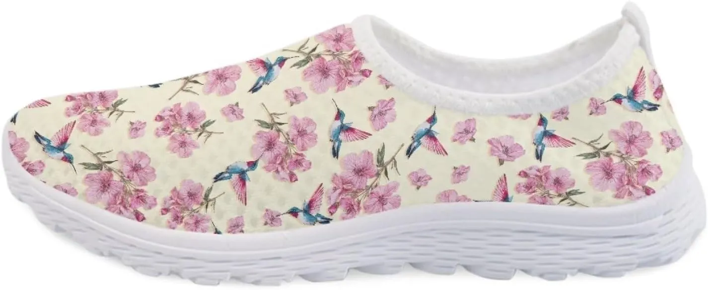 Camo Womens Walking Shoes, Athletic Beach Aqua Footwear, Casual Mesh Comfortable, Breathable Mesh Sneakers