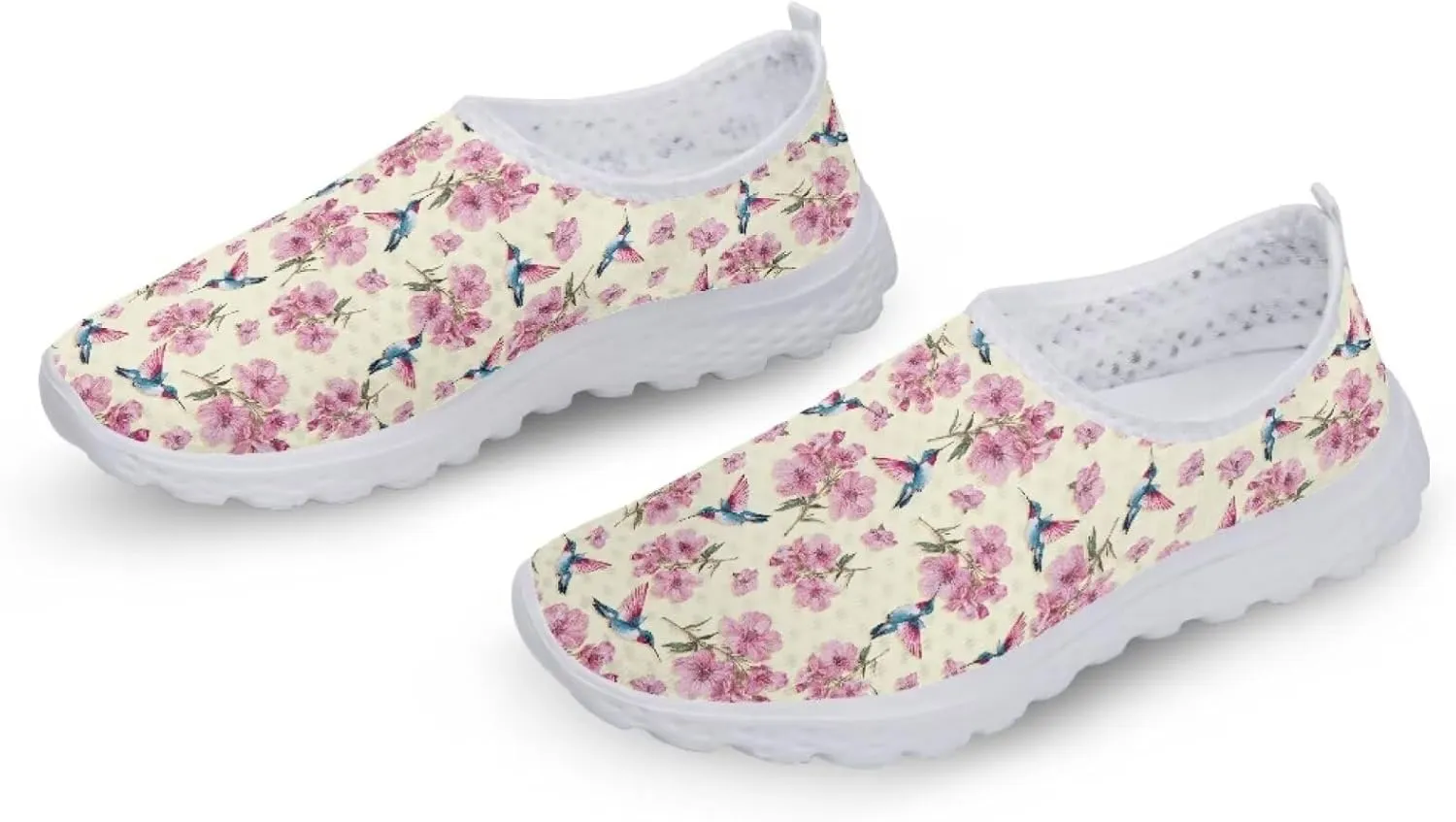 Camo Womens Walking Shoes, Athletic Beach Aqua Footwear, Casual Mesh Comfortable, Breathable Mesh Sneakers