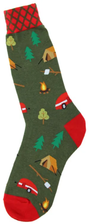 Camping Men's Crew Socks