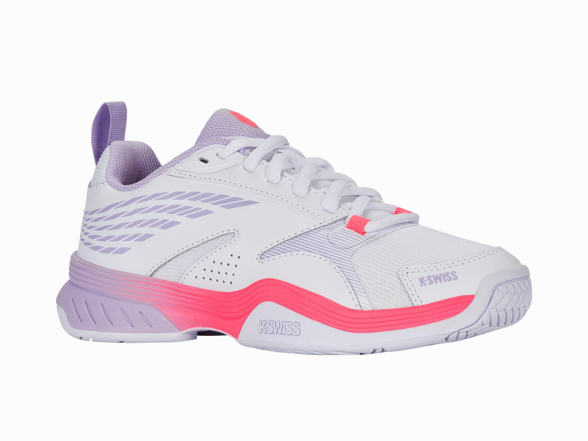 Modern Smooth zipper closure 99190-182-M | SPEEDEX | WHITE/ORCHID PETAL/NEON BLAZE